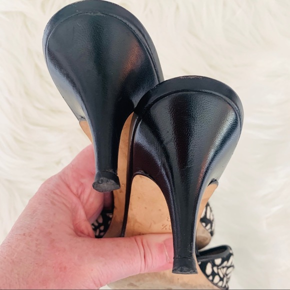 Kate Spade Polka Dot Bow Mules, Kitten Heel - Picture 4 of 11